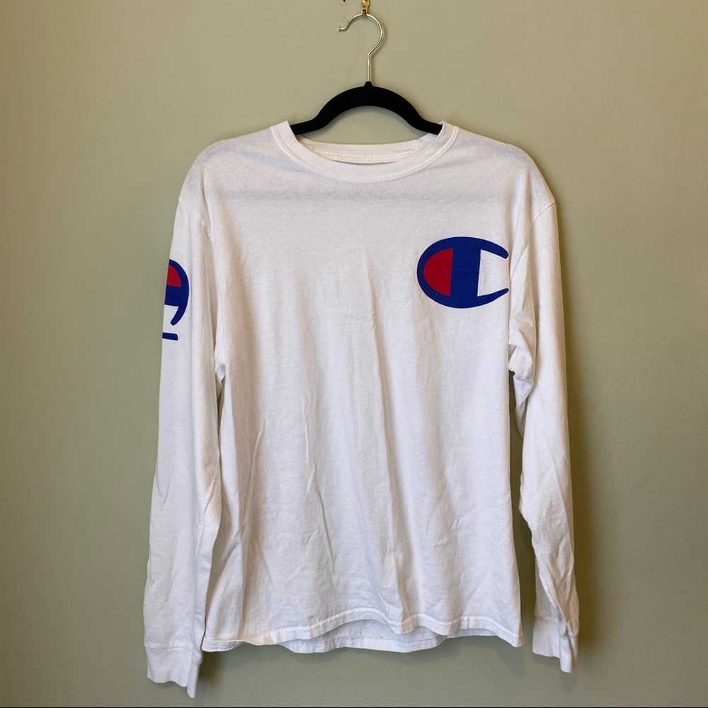 Men’s Champion Script Long Sleeve T-shirt